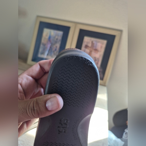 SAS Brown Leather Women's Loafers - Picture 7 of 8